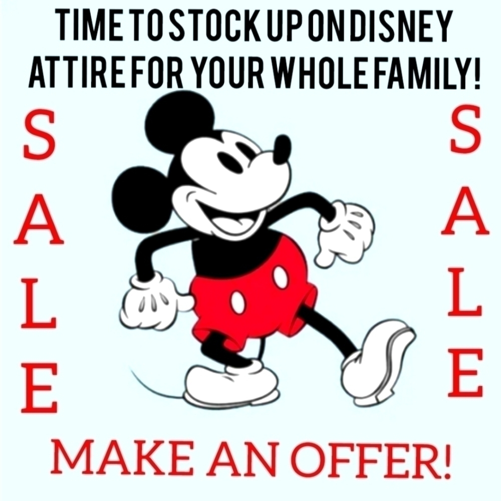 Sale! Disney Apparel! Going To Disney This Year? Check Out All My Disney Shirts!